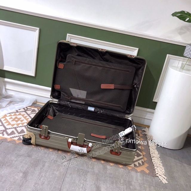 Rimowa拉杆箱 66613 日默瓦拉箱 德國漢莎航空波音747版 全鋁鎂合金行李箱xzx1081